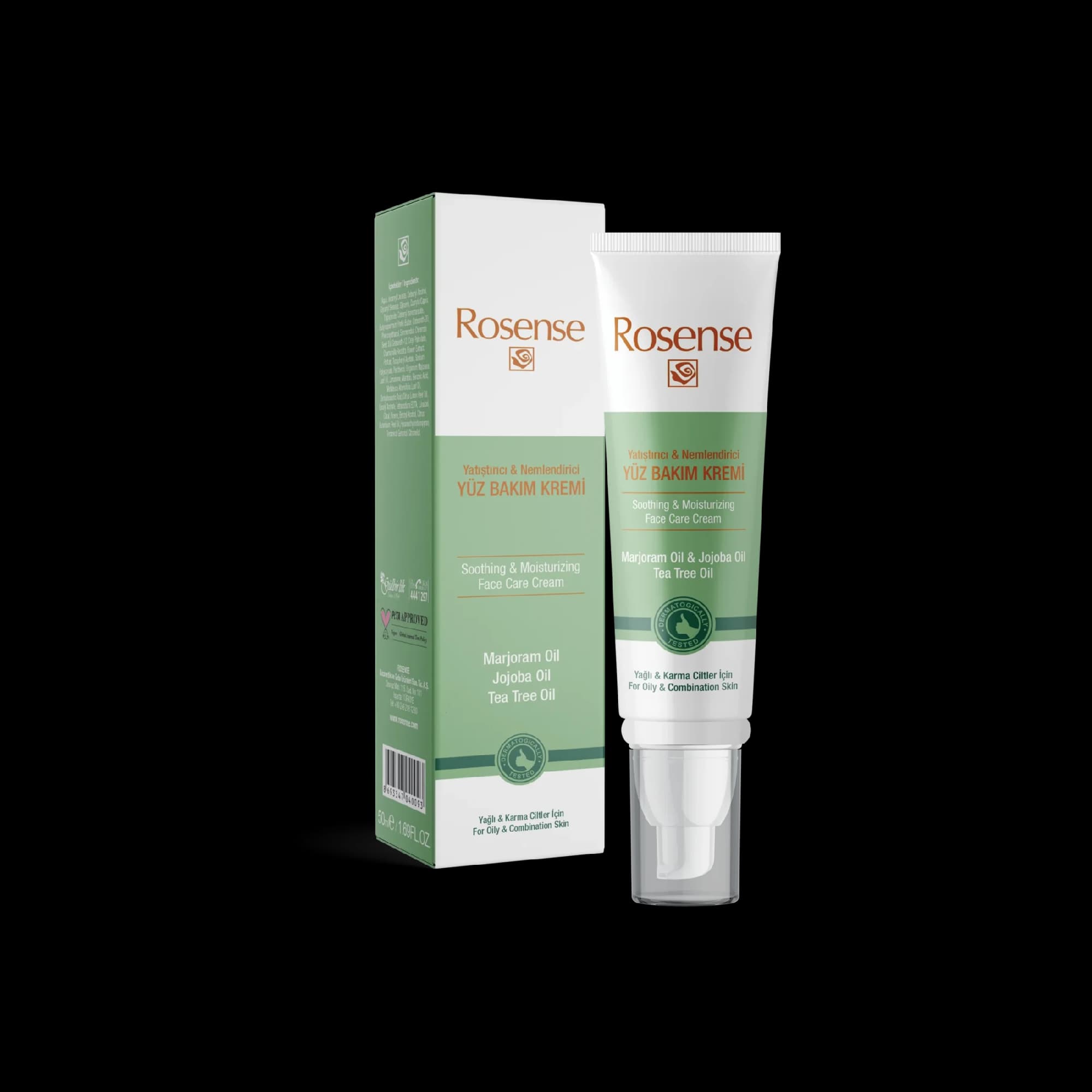 Akne Karşıtı Yatıştırıcı & Nemlendirici Yüz Bakım Kremi 50 ml