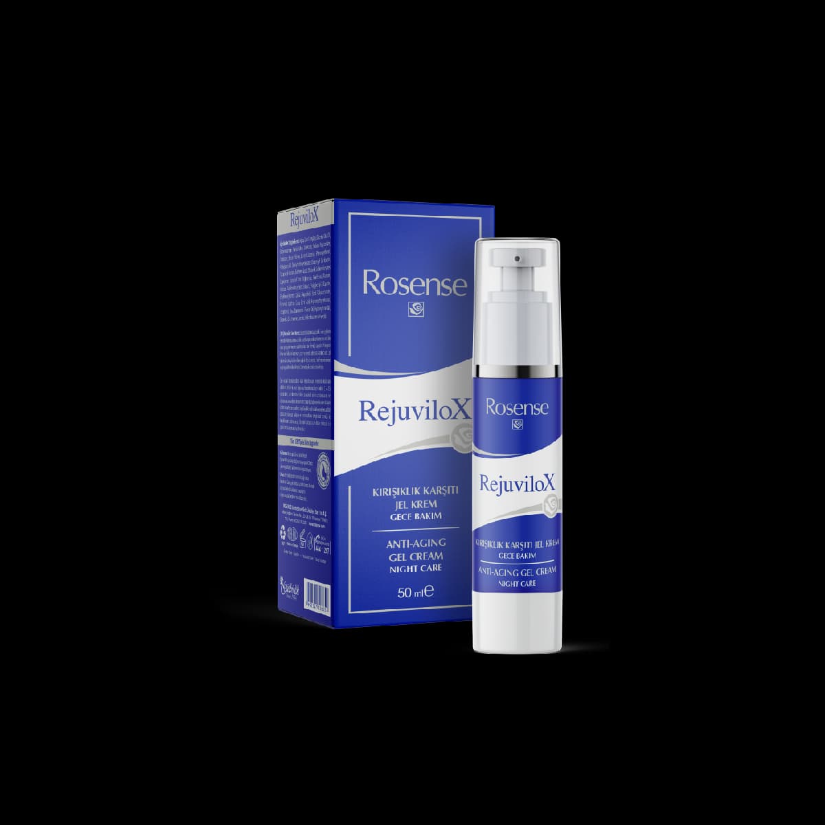 Rejuvilox Kırışıklık Karşıtı Gece Bakım Jel Krem 50 ml görsel 1