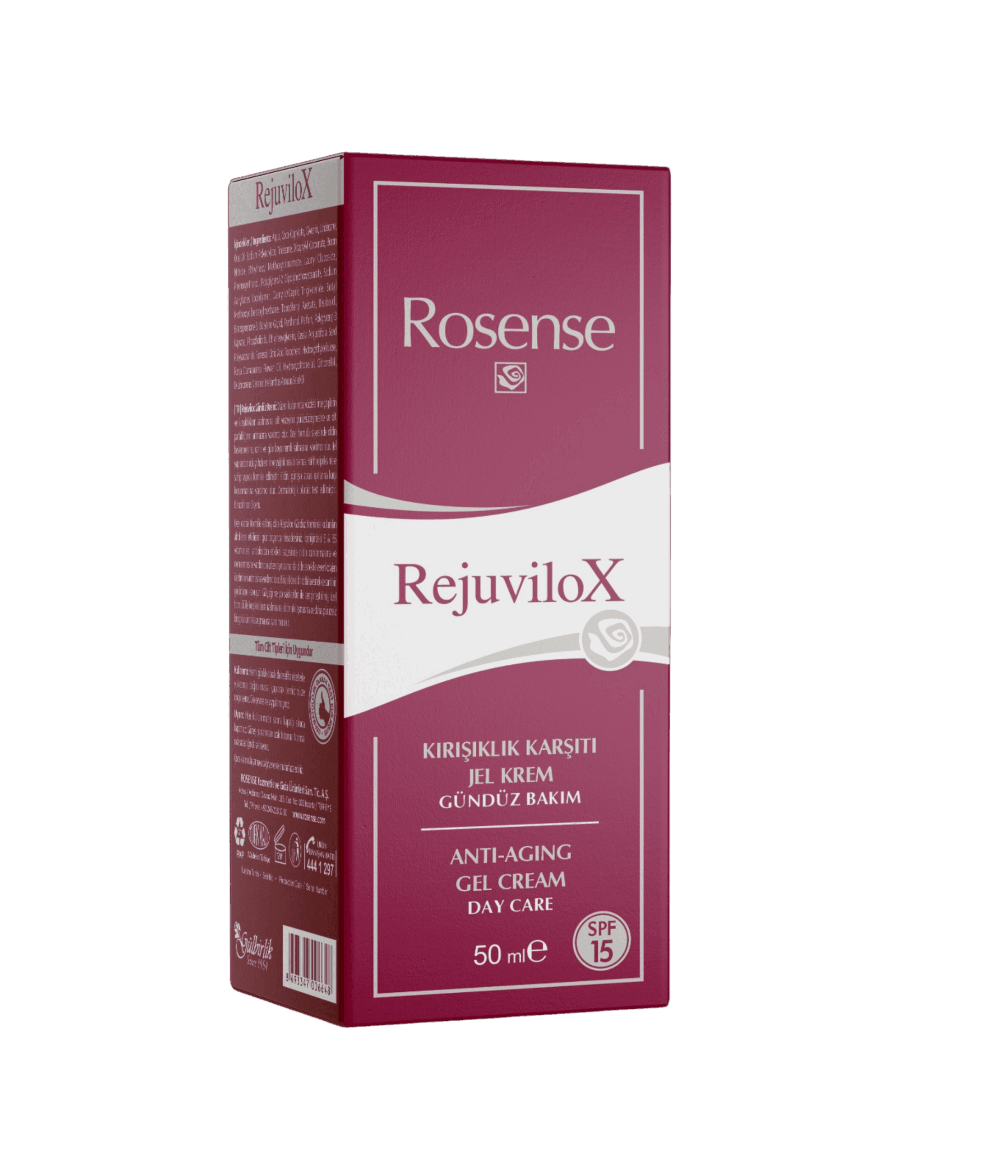 Rejuvilox Kırışıklık Karşıtı Gündüz Bakım Jel Krem 50 ml görsel 2